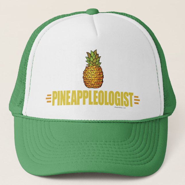Gorra De Camionero Divertido amante de la piña (Anverso)