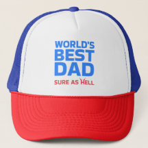 Divertido Azul Regalo de Cumpleaños del Mejor Papá