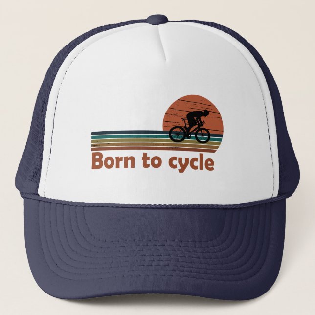 Gorra De Camionero Divertido ciclismo diciendo (Anverso)