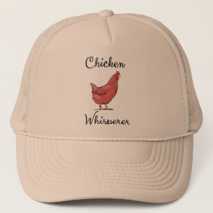 Gorra De Camionero Divertido cuatricromía de pollo Whisperer Hen
