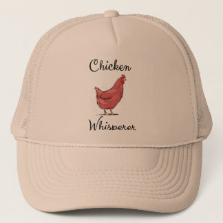 Gorra De Camionero Divertido cuatricromía de pollo Whisperer Hen