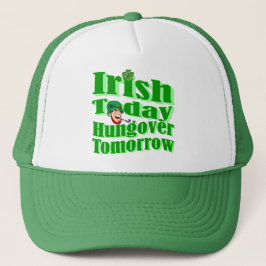 Gorra De Camionero Divertido Día Irlandés de San Patricio