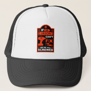 Gorra De Camionero Divertido divertido reparar la reparación de TI