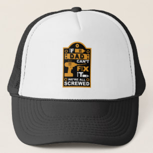 Gorra De Camionero Divertido divertido reparar la reparación de TI