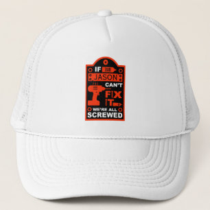 Gorra De Camionero Divertido divertido reparar la reparación de TI