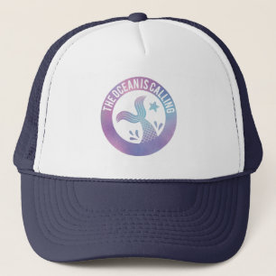 Gorra De Camionero Divertido El Océano Está Llamando Sirena Galaxia G
