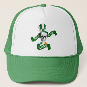 Gorra De Camionero Divertido esqueleto patriótico en el día de San Pa