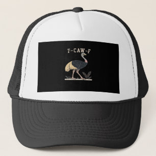 Gorra De Camionero Divertido F-Caw-F Avestruz F-Caw-F Gallo Pájaro Cu