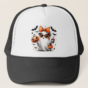 Gorra De Camionero Divertido fantasma de Halloween