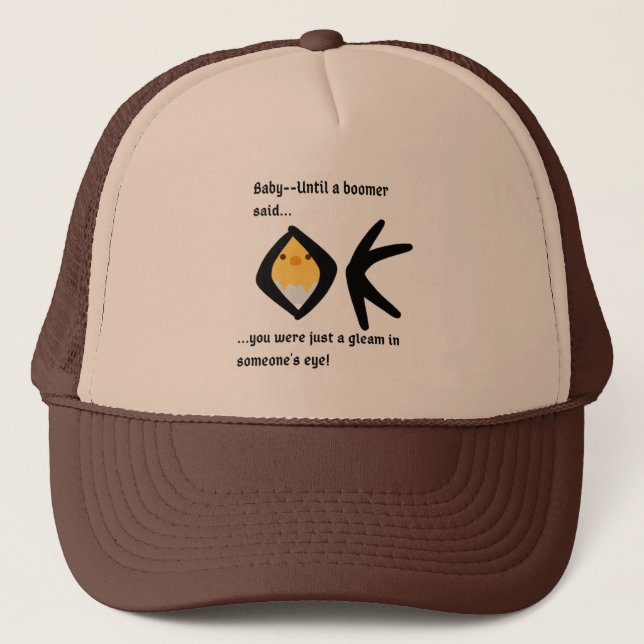 Gorra De Camionero Divertido - Generaciones de Diversión (Anverso)