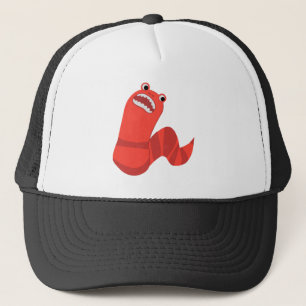 Gorra De Camionero Divertido gusano mongol de muerte Personalizado