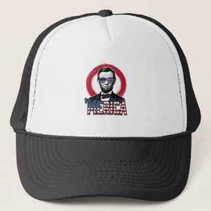 Gorra De Camionero Divertido Merica Patriótico Presidente Antiguo Vec