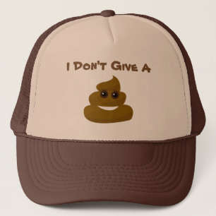 Gorra De Camionero Divertido no dé una emoji de Poo