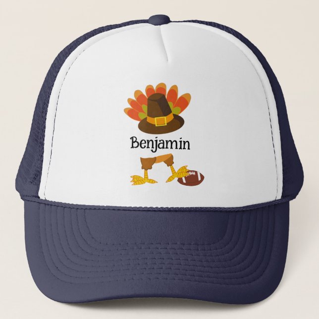 Gorra De Camionero Divertido Personalizado turco de fútbol de Acción  (Anverso)