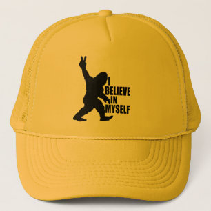 Gorra de camionero Divertido Pie Grande - Creo en