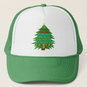 Gorra De Camionero Divertido poema de Bah Humbug Navidades