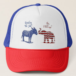 Gorra De Camionero Divertido tema de elecciones pro demócratas Biden