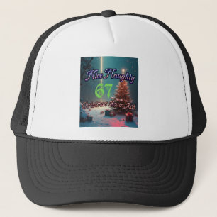 Gorra De Camionero Diviértete travieso 67 Navidad Cerebro Podrido