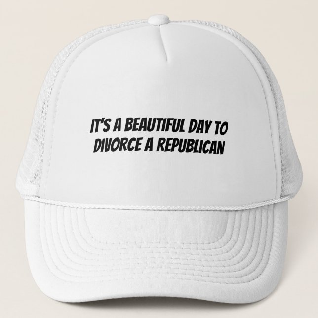 Gorra De Camionero Divorce A Republican Trucker Hat (Anverso)