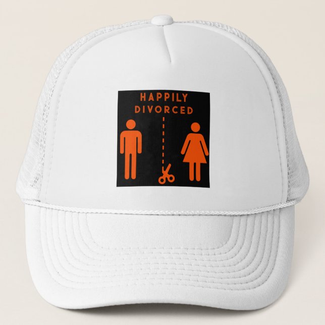 Gorra De Camionero Divorcio Regalo Puerta Mat (Anverso)