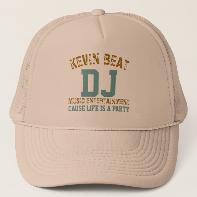 Gorra De Camionero dj (Anverso)