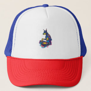 Gorra De Camionero DJ Doberman - Club Vibe Fiesta Dog