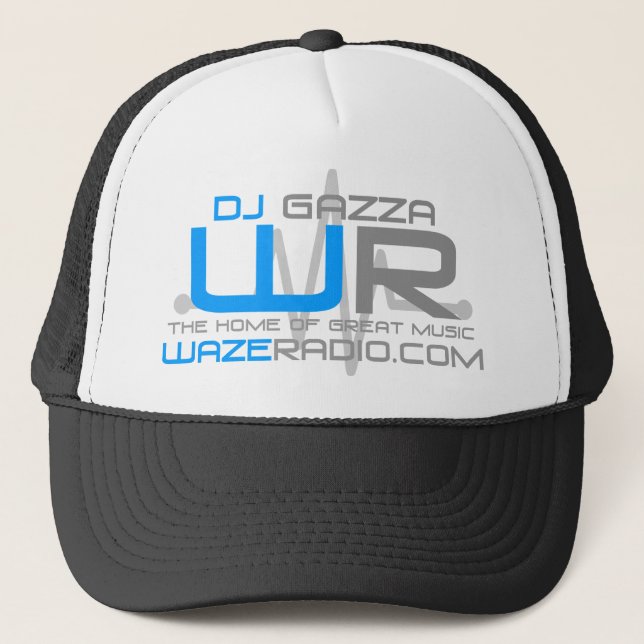 Gorra De Camionero DJ Gazza WazeRadio (Anverso)