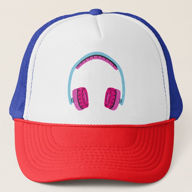 Gorra De Camionero 🎸 DJ Guitarista: Donde el rock encuentra el ritmo (Anverso)