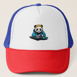 Gorra De Camionero DJ Kawaii Panda