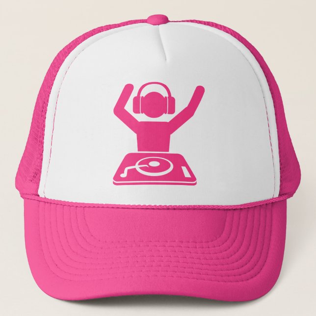 Gorra De Camionero DJ Manos En El Aire (Anverso)