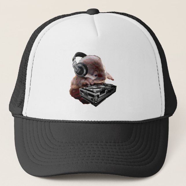 Gorra De Camionero DJ ningunos nutria (Anverso)