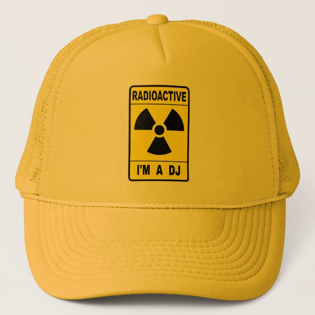 Gorra De Camionero DJ radiactivo (Anverso)