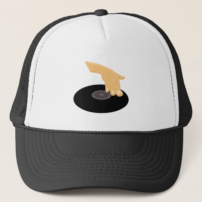 Gorra De Camionero DJ Scratch (Anverso)