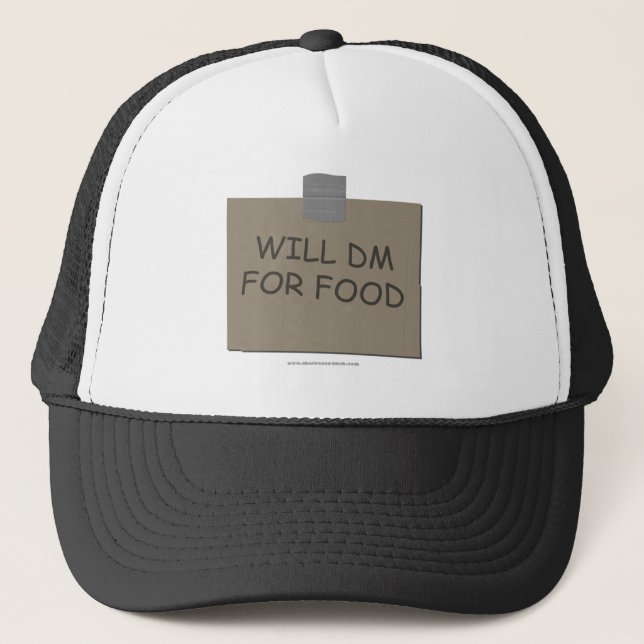 Gorra De Camionero DM para la comida (Anverso)