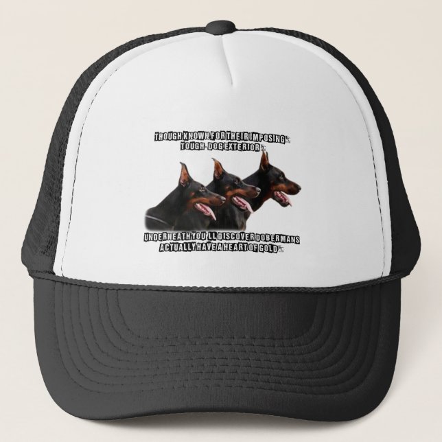 Gorra De Camionero Doberman T-Shirt (Anverso)