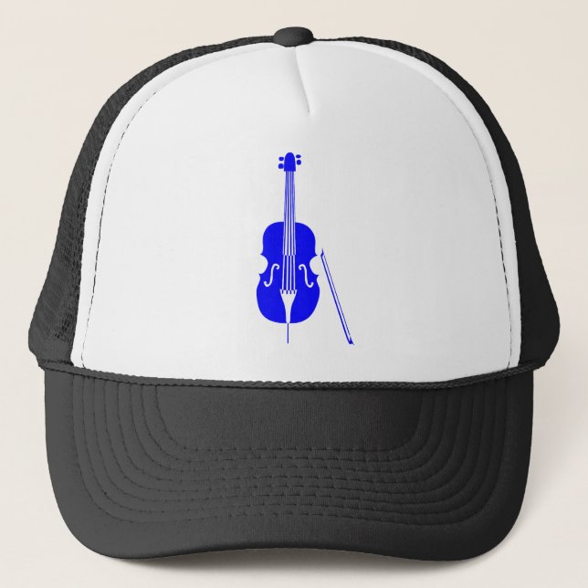 Gorra De Camionero Doble trasero - Azul (Anverso)