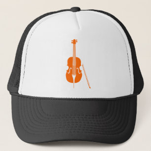 Gorra De Camionero Doble trasero - Naranja