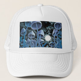 Gorra De Camionero Doce Setas Mágicas En Luna Llena