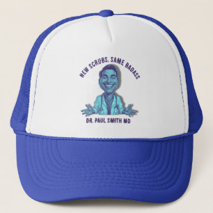 Gorra De Camionero DOCTOR CARTOON BLUE New scrubs same badass 