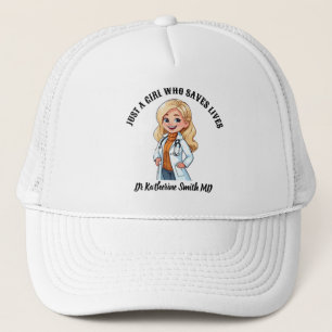 Gorra De Camionero DOCTOR Just a girl who saves lives cartoon