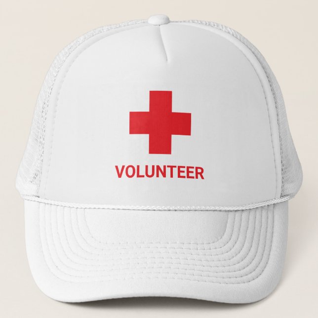 Gorra De Camionero Doctor MEDIC & First Aid, Cross, Ambulance,  (Anverso)