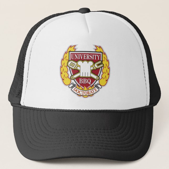 Gorra De Camionero Doctorado del Bbq (Anverso)