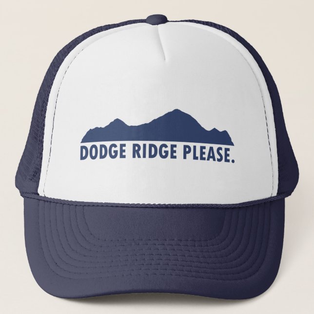 Gorra De Camionero Dodge Ridge Please (Anverso)