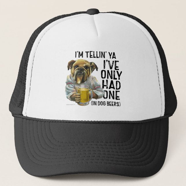 Gorra De Camionero Dog Beers Trucker Hat (Anverso)