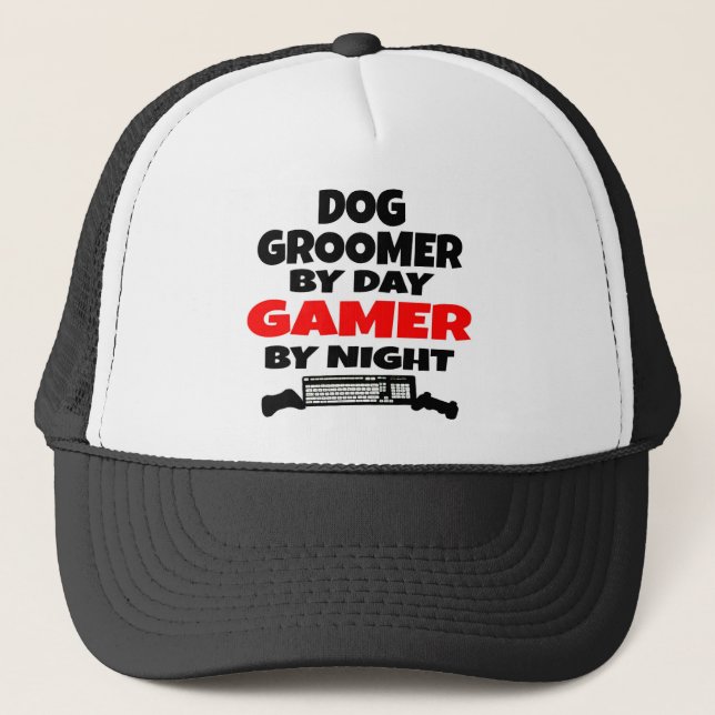 Gorra De Camionero Dog Groomer Gamer (Anverso)