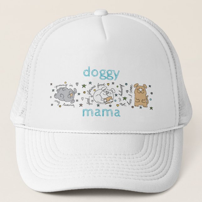 Gorra De Camionero Doggy Mama (Anverso)