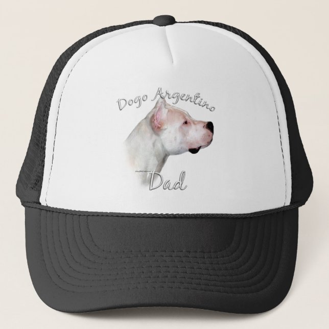 Gorra De Camionero Dogo Argentino Dad 2 (Anverso)