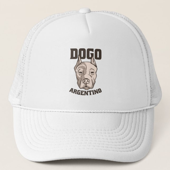 Gorra De Camionero Dogo Argentino Dogo Argentinos (Anverso)