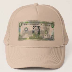 Gorra De Camionero Dólar del Grunge