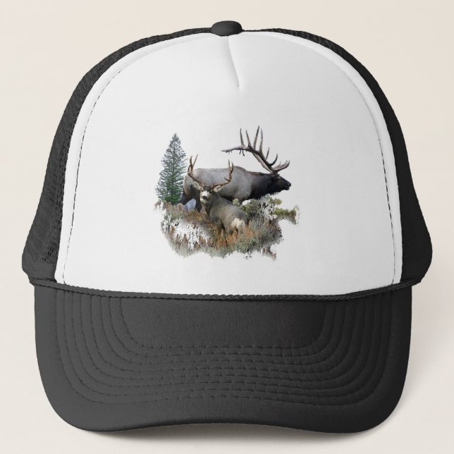 Gorra De Camionero Dólar del trofeo del toro del monstruo (Anverso)
